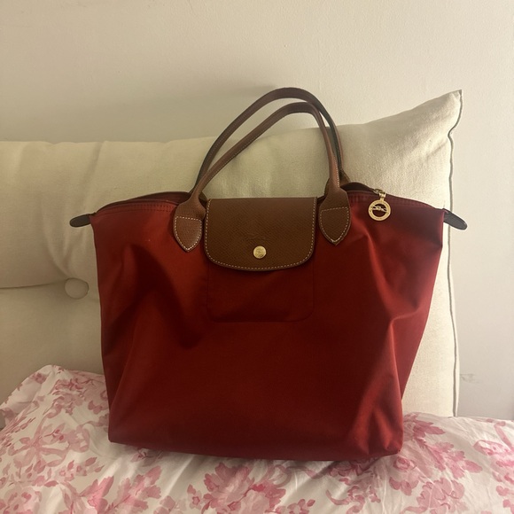 red longchamp in size medium!! - Picture 1 of 2